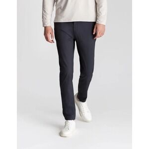 Birddogs Pants Mens 32x32 Blue Boom For Your Boomstick Chino Stretch Golf Tech